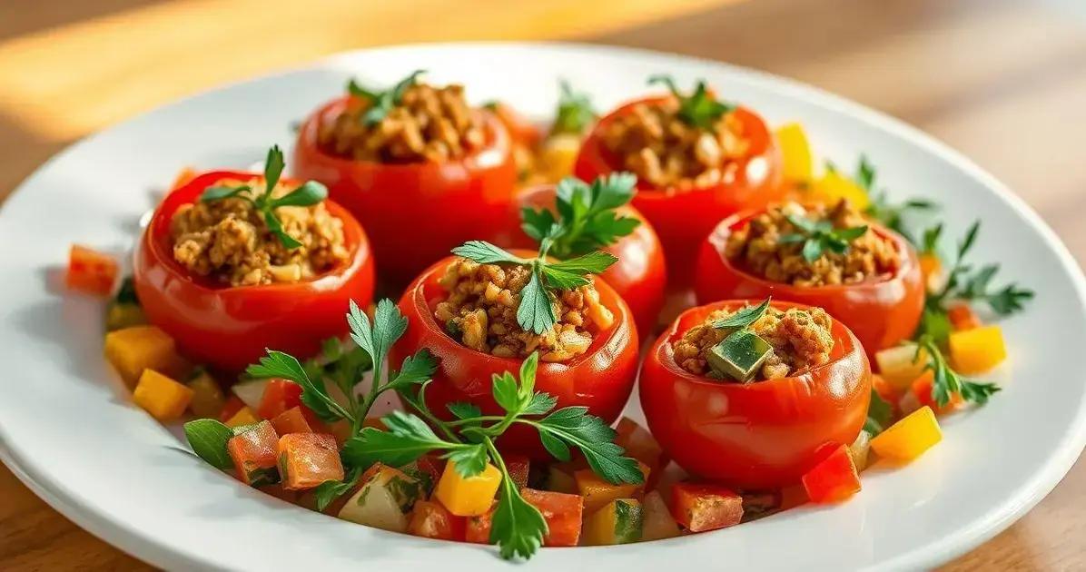 Tomates Recheados Simples: Descubra a Receita Rápida e Deliciosa
