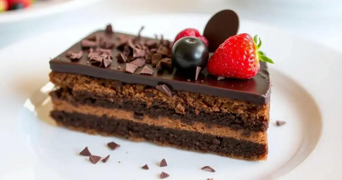Torta de Chocolate com Biscoito - Torta “Abraço Crocante”