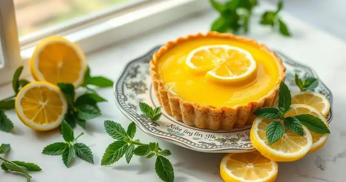 Torta de Limão Fácil - Torta “Promessa de Amor”