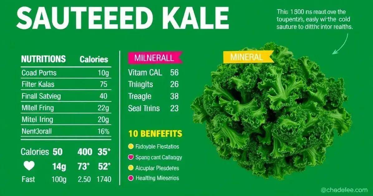 Valor Nutricional da Couve Refogada
