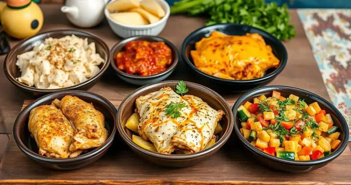 Variações da receita de Galinha Caipira com Guariroba