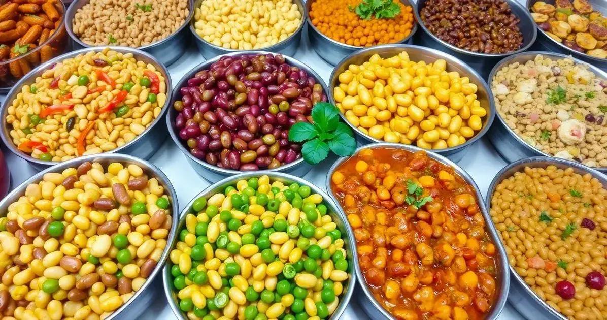Variações de Receita com Feijão
