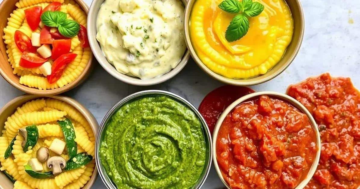Variações deliciosas de Molho