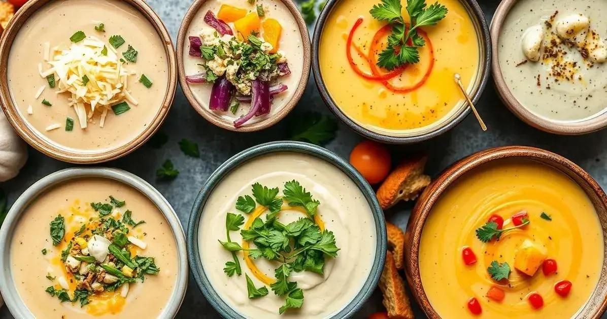 Variações do Creme De Couve Flor