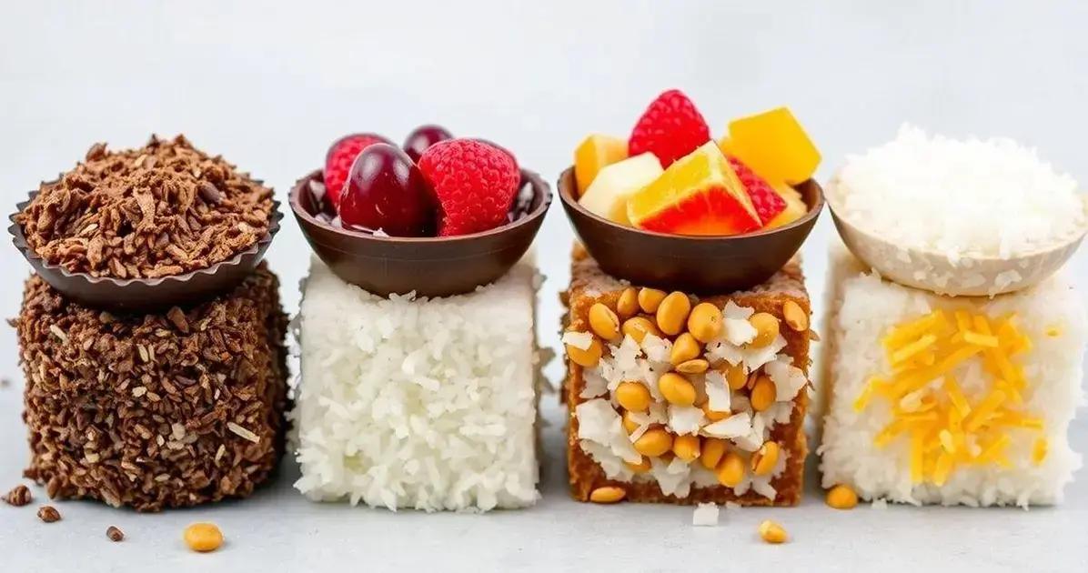 Variações do Doce de Coco Simples