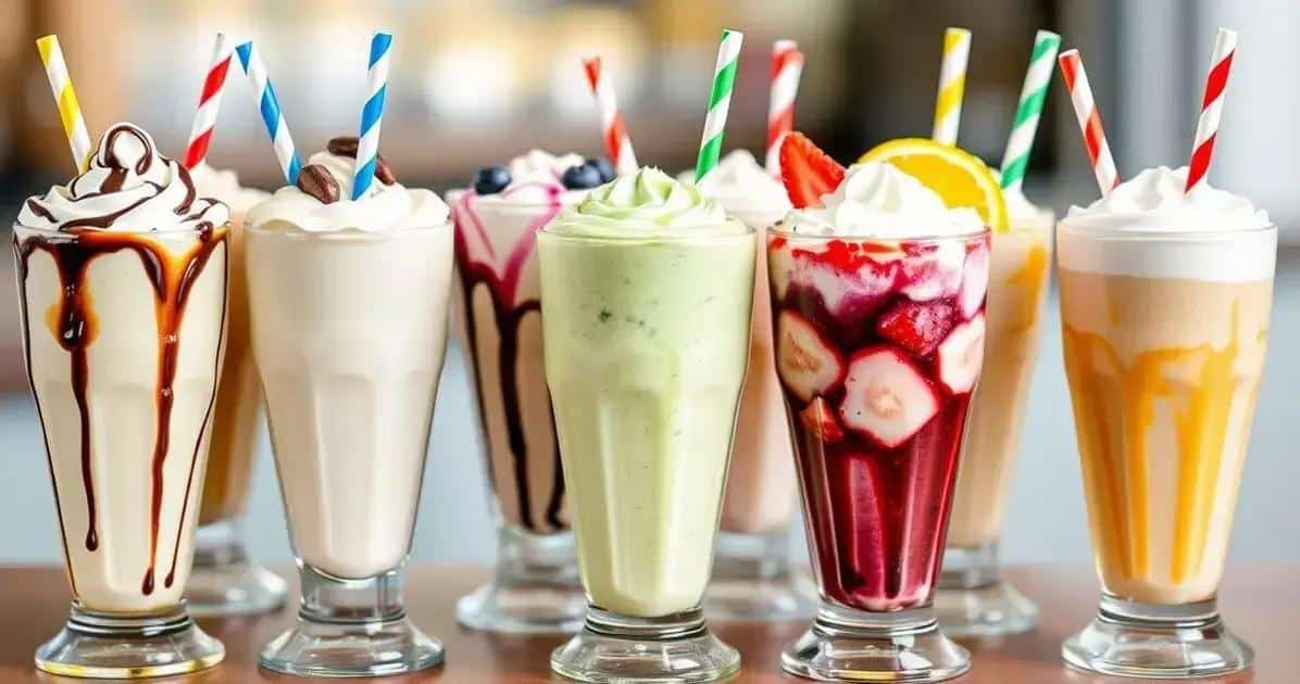 Variações do Milkshake de Baunilha