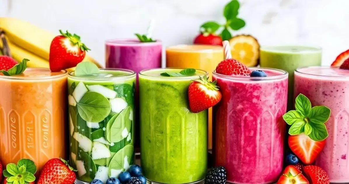 Variações do Smoothie de Morango