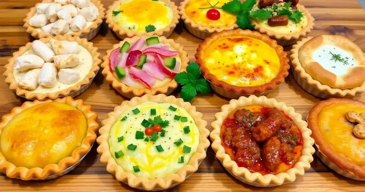 Variações para a Torta Salgada Rápida