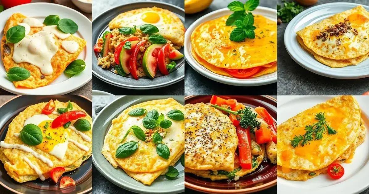 Variantes da Omelete de Claras