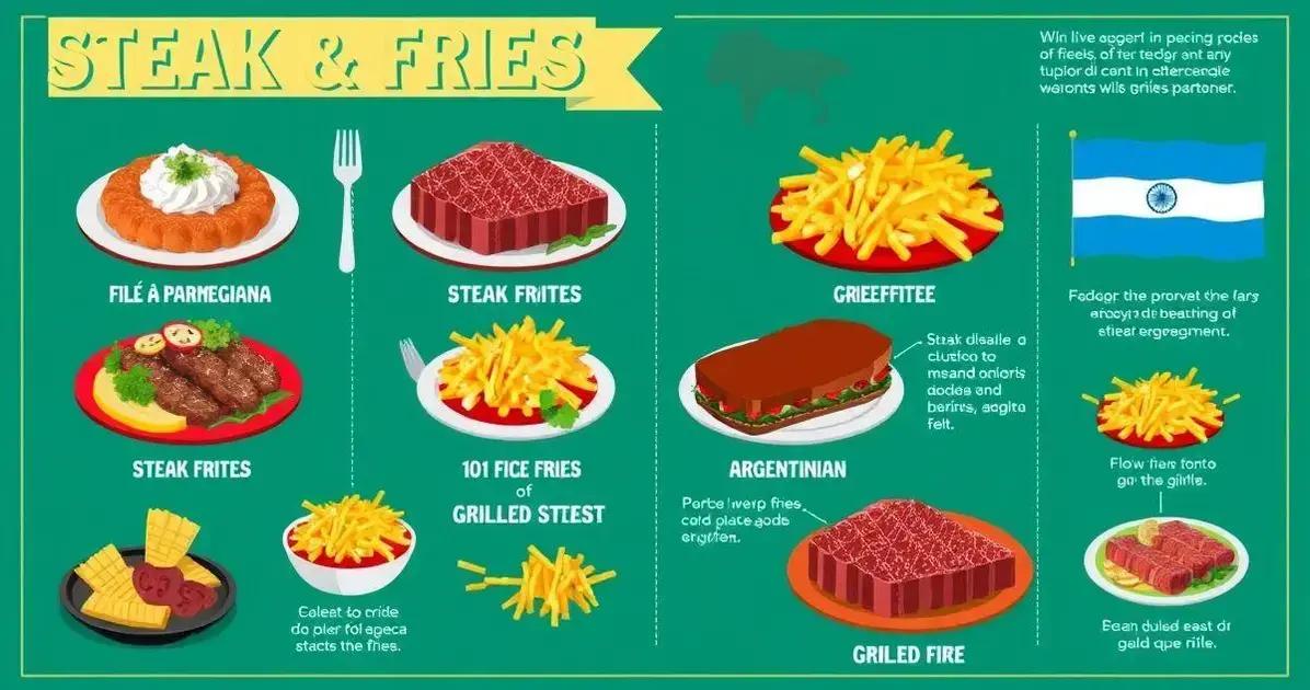 Variantes Regionais do Filé com Fritas