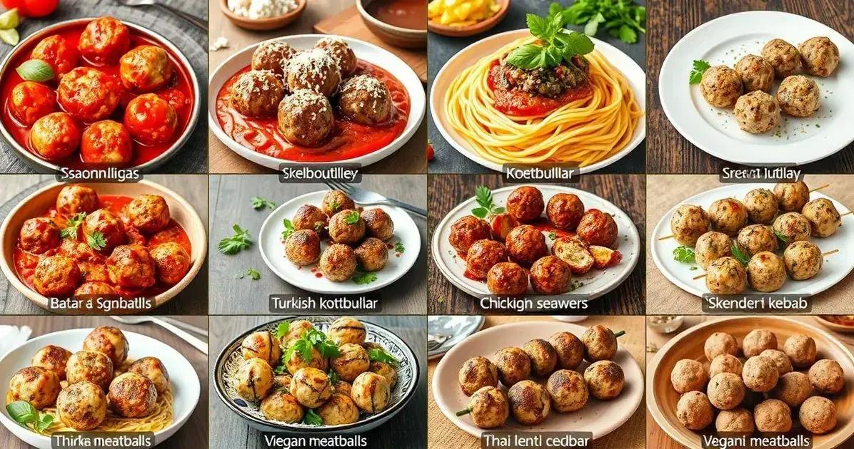 Variedades de Albondigas ao Redor do Mundo