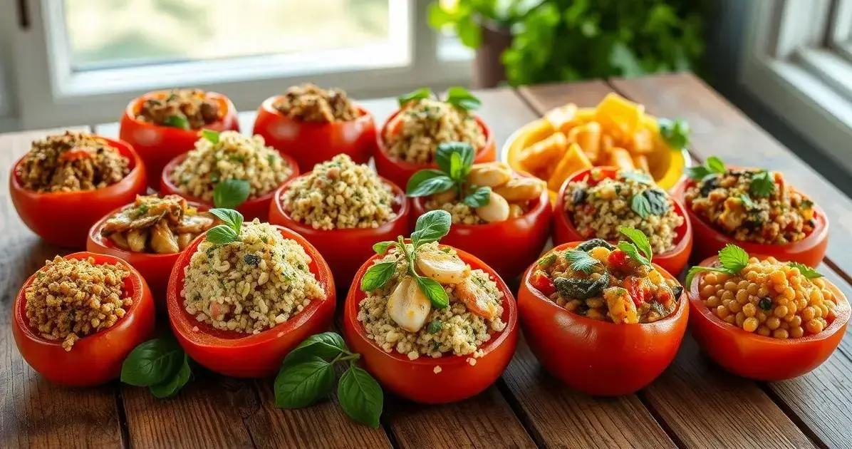 Variedades de Recheios para Tomates Recheados