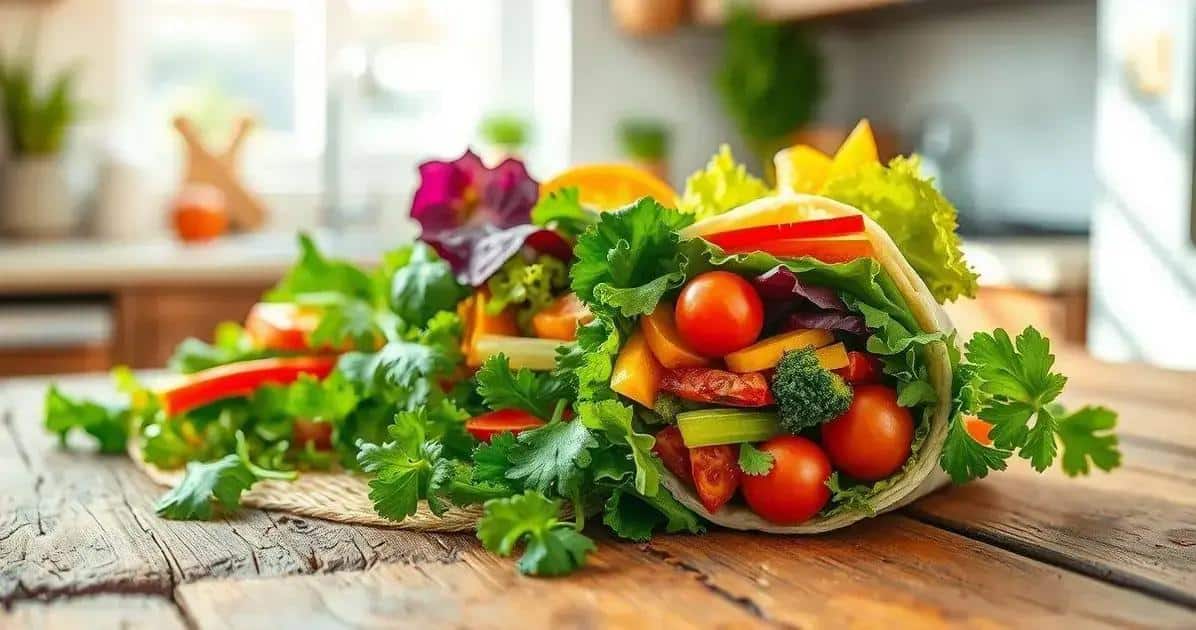 Wrap Vegetariano Rápido: A Receita Fácil que Você Vai Amar