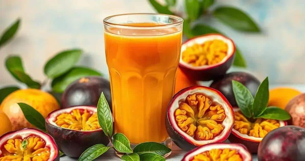 Benefícios do Suco de Maracujá Refrescante