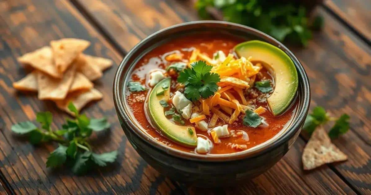 Dicas para Aprimorar sua Sopa de Tortilla