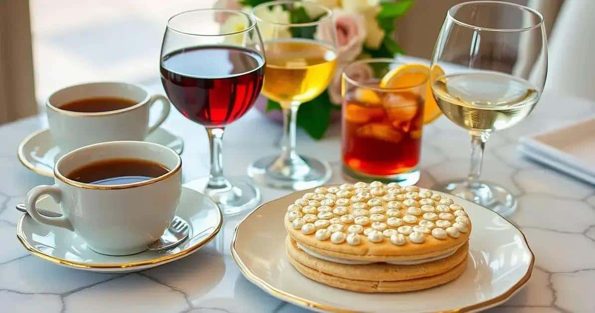 Harmonizando Bebidas com Pavê de Biscoito