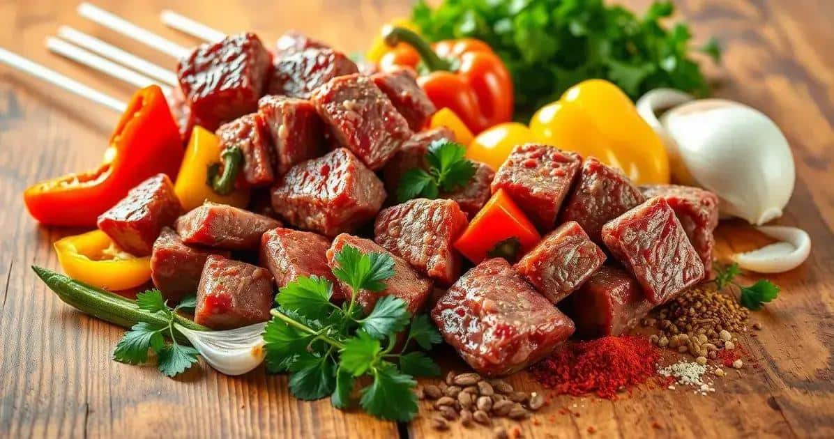 Ingredientes da Alcatra no Espeto