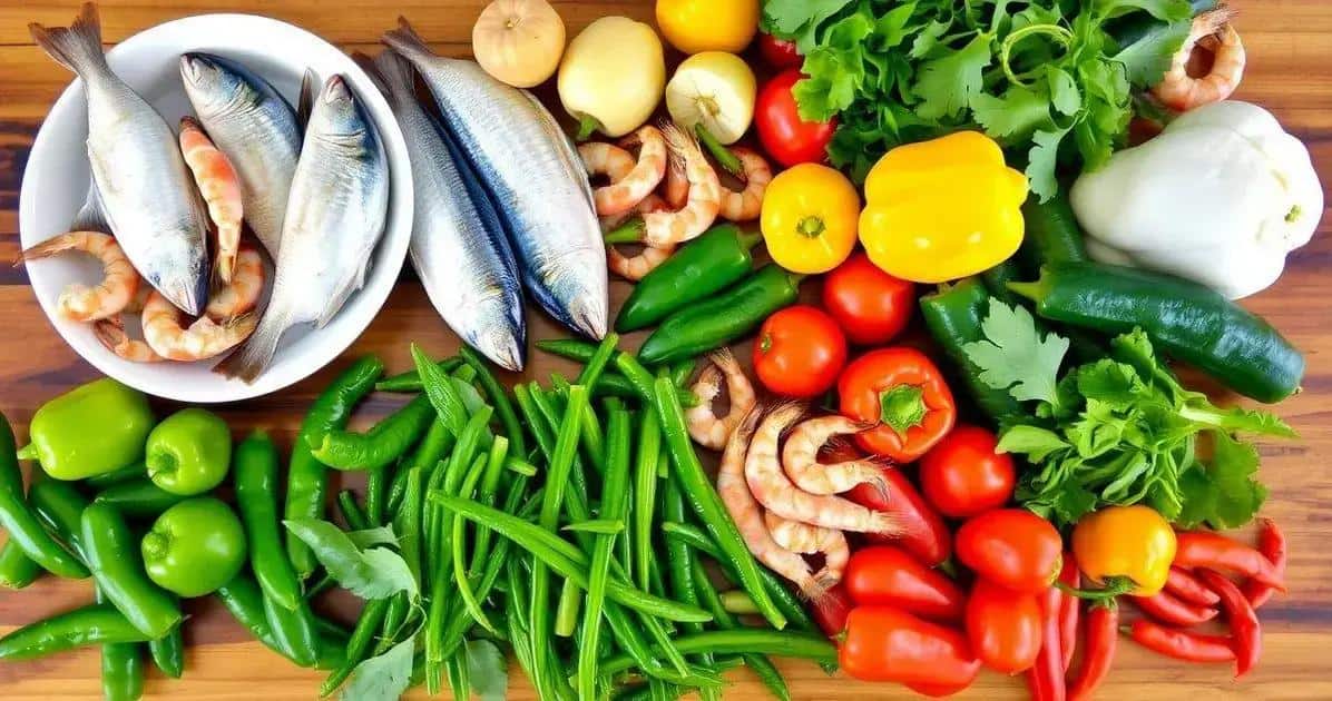 Ingredientes da Moqueca Capixaba