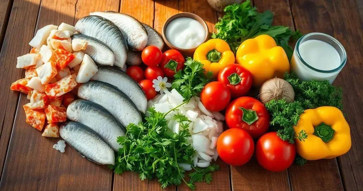 Ingredientes da Moqueca Catarinense