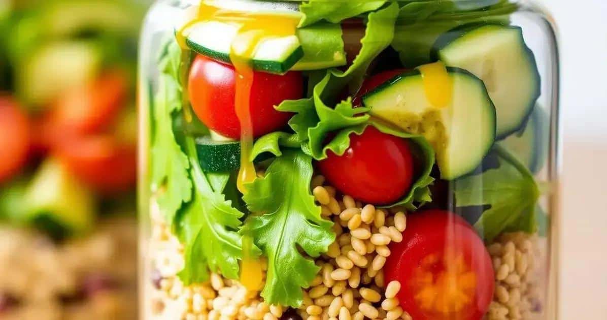 Ingredientes da Salada de Pote Prática