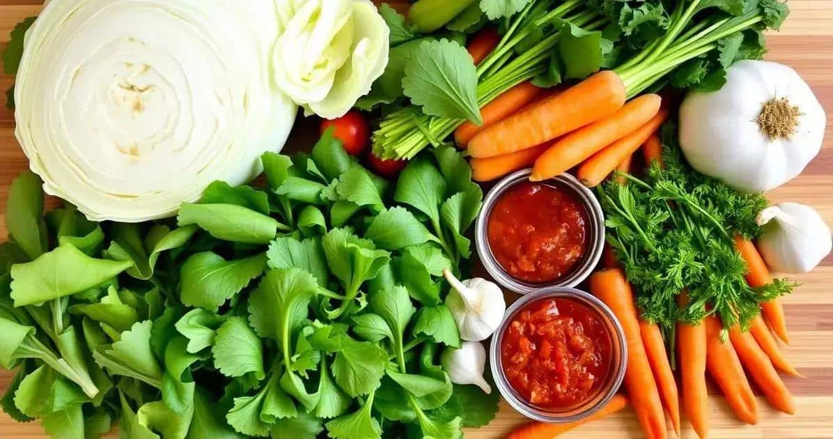 Ingredientes do Kimchi