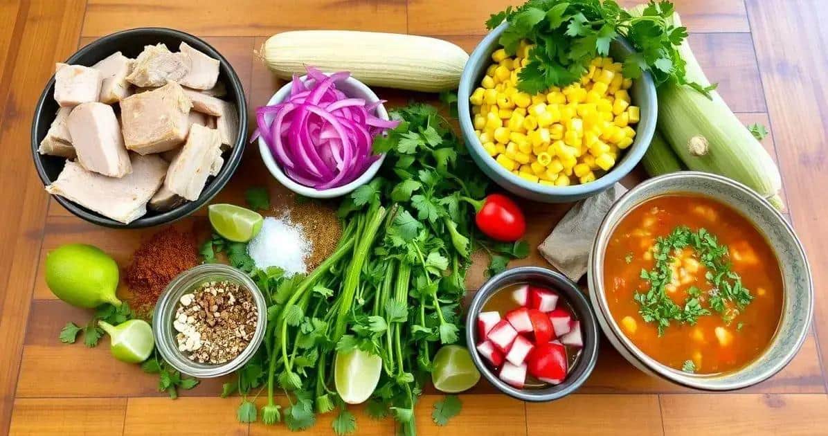 Ingredientes do Pozole