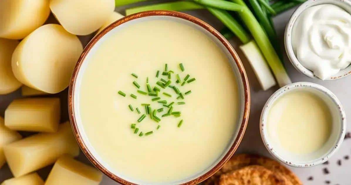Ingredientes para a Vichyssoise