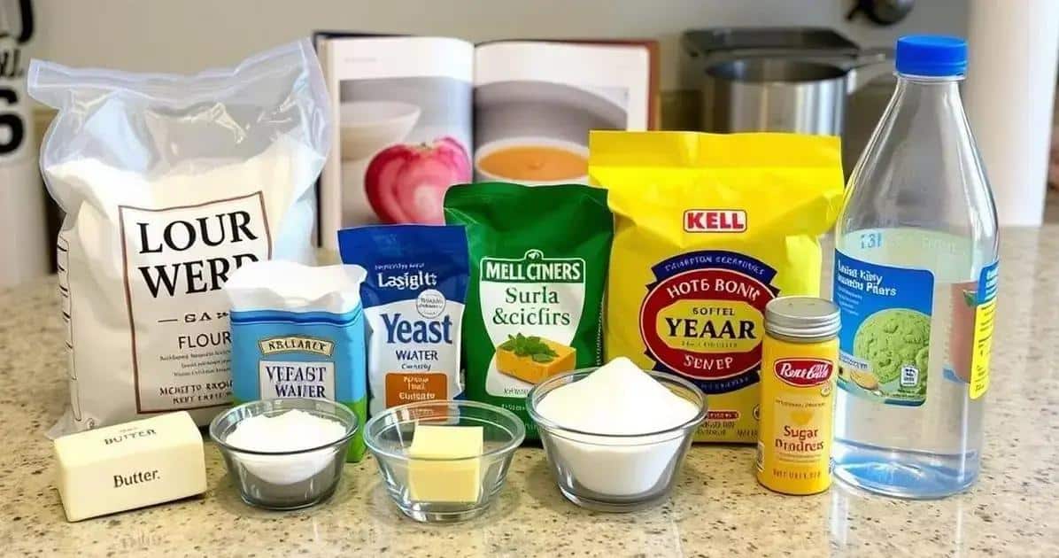 Ingredientes para o Croissant Perfeito