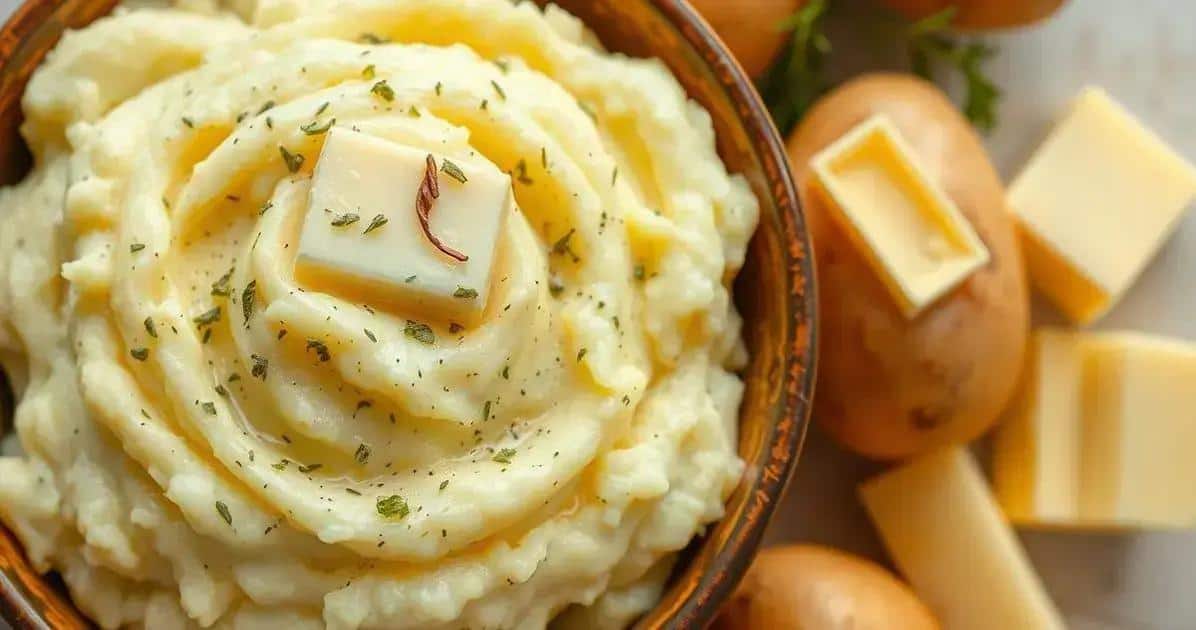 Ingredientes para o Purê de Batatas Fácil