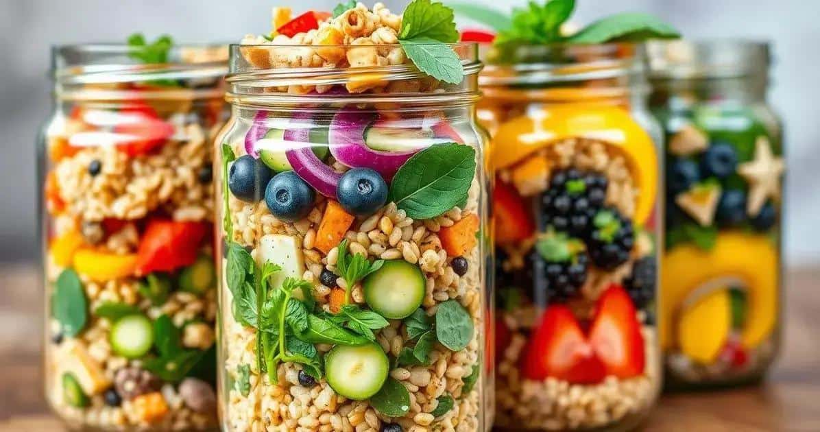 Inovações na Salada de Pote: Sabor e Nutrientes