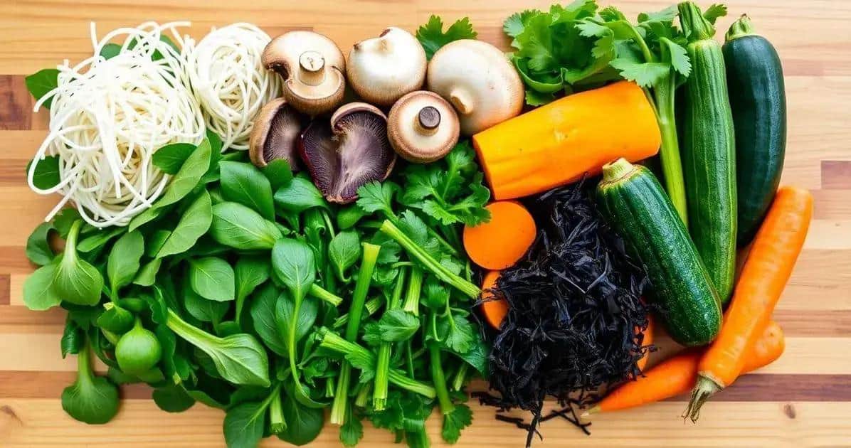 Legumes Essenciais para o Bibimbap