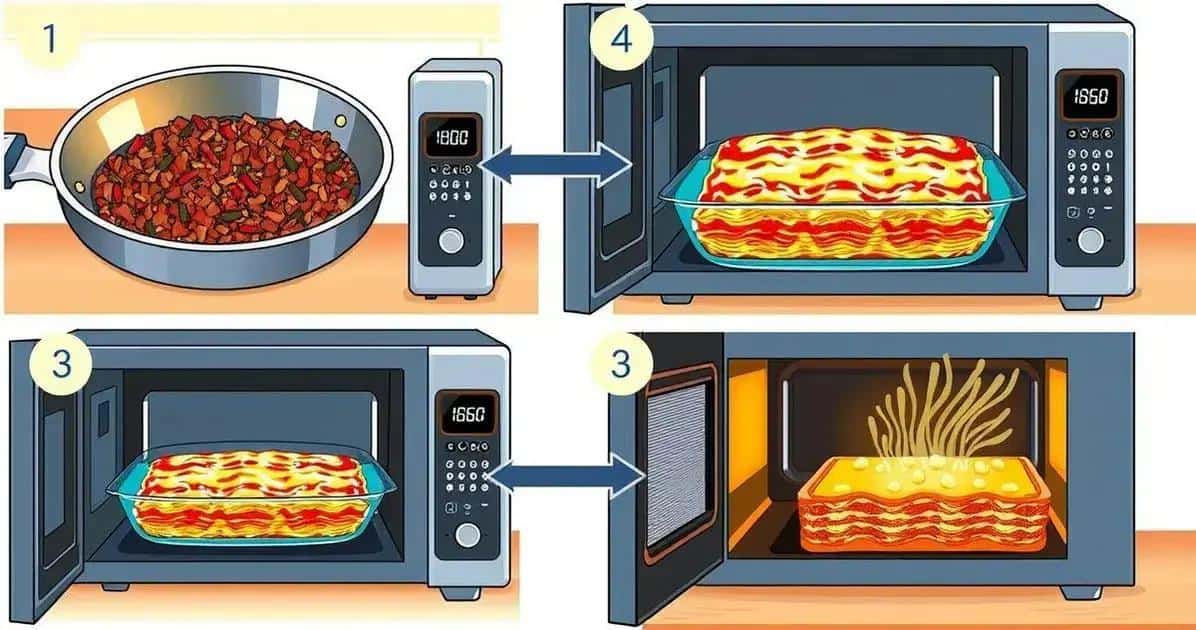 Método de Preparação da Lasanha de Micro-ondas