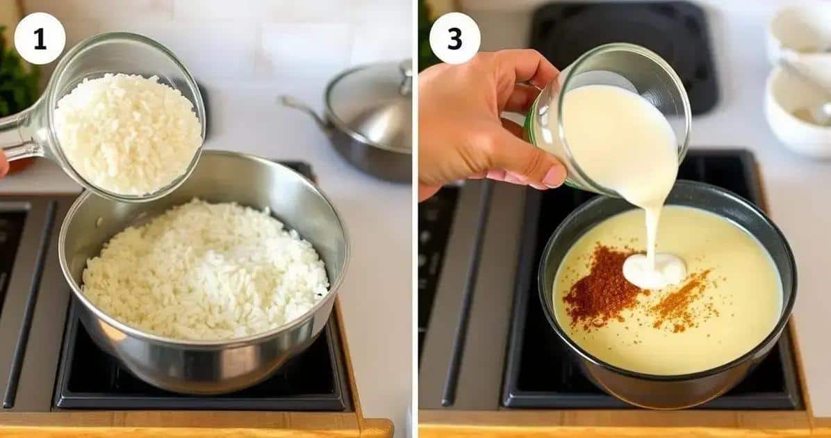 Método de Preparação do Arroz Doce
