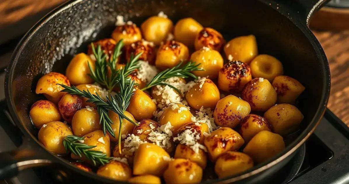 Método de Preparação do Nhoque de Frigideira