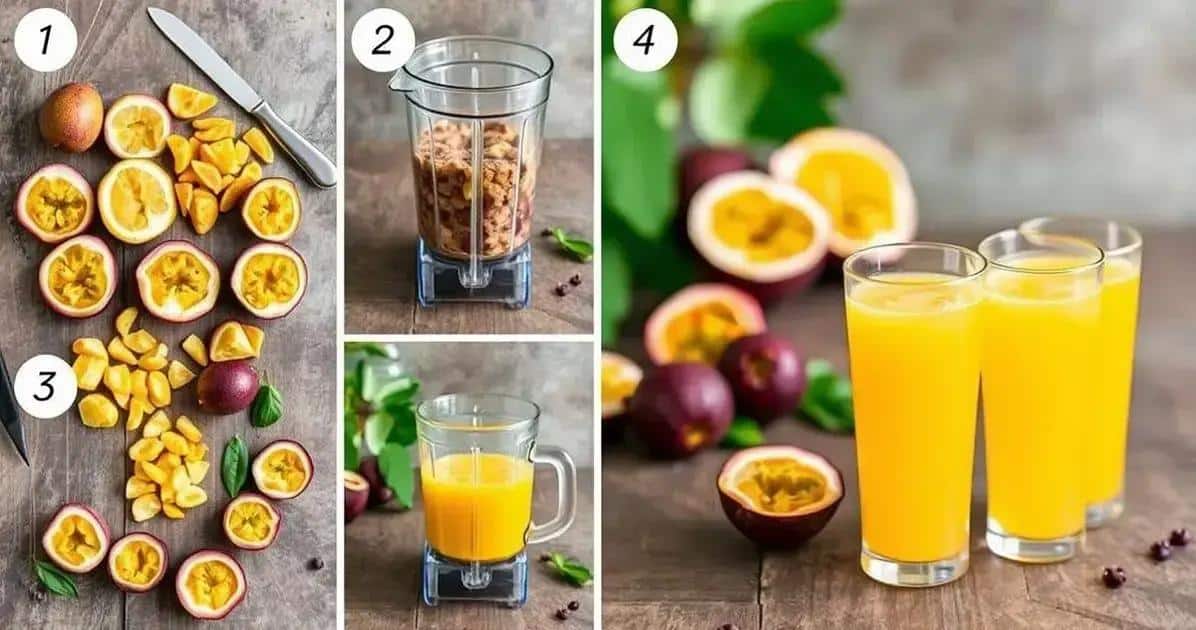 Método de Preparo do Suco de Maracujá