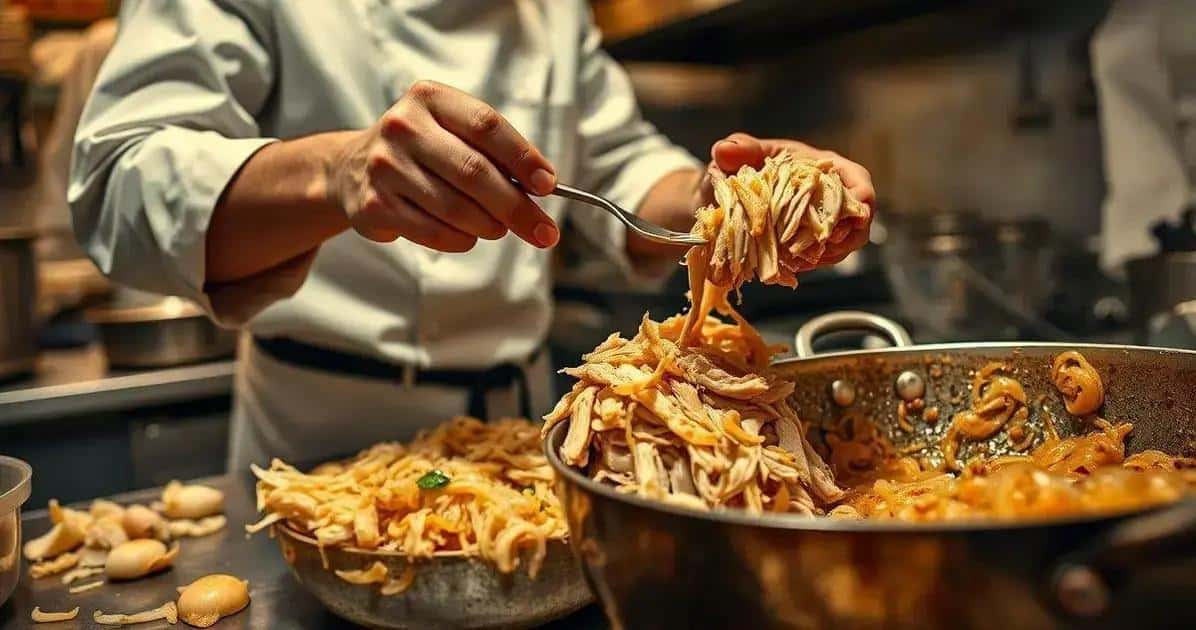 Modo de Preparo do Frango Desfiado