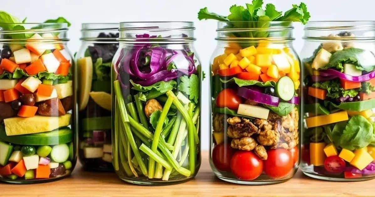 Salada de Pote Prática para o Dia a Dia