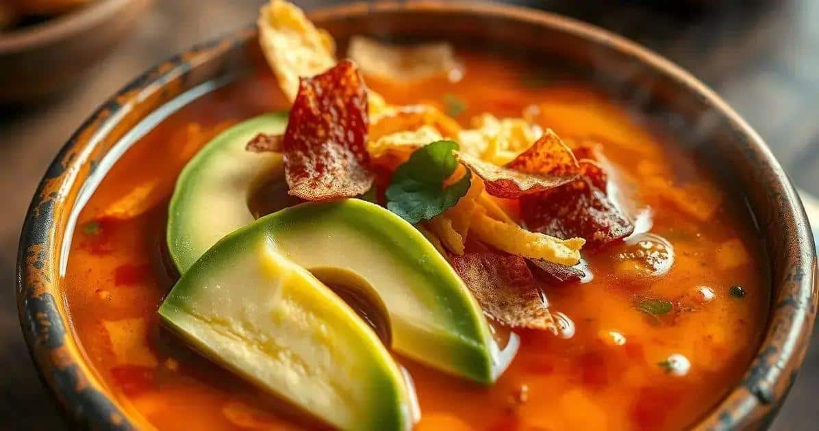 Sopa de Tortilla: Descubra a receita deliciosa e fácil de preparar