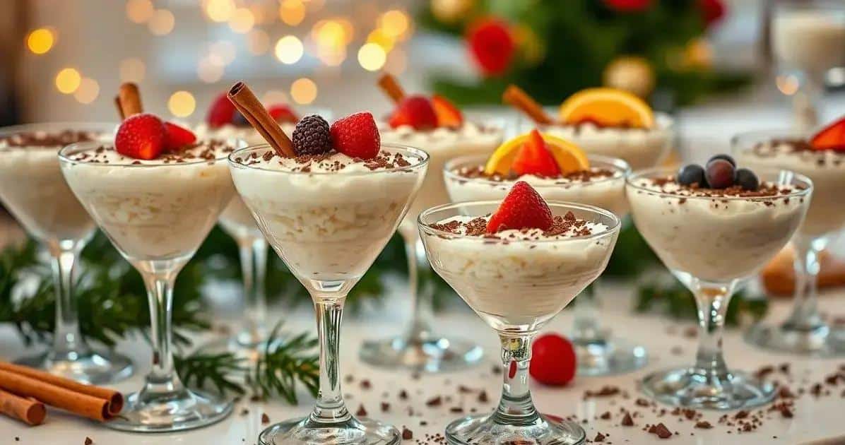 Sugestões de Apresentação do Arroz Doce