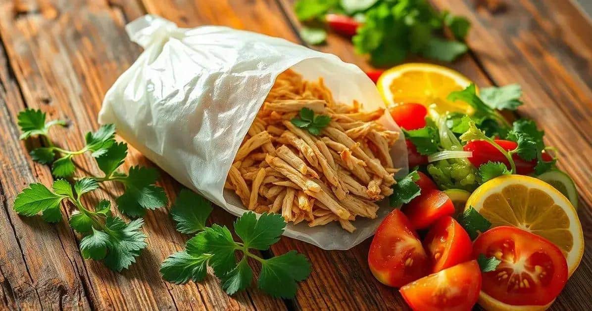 Tapioca com Frango Desfiado: A Receita que Vai Encantar Seus Convidados