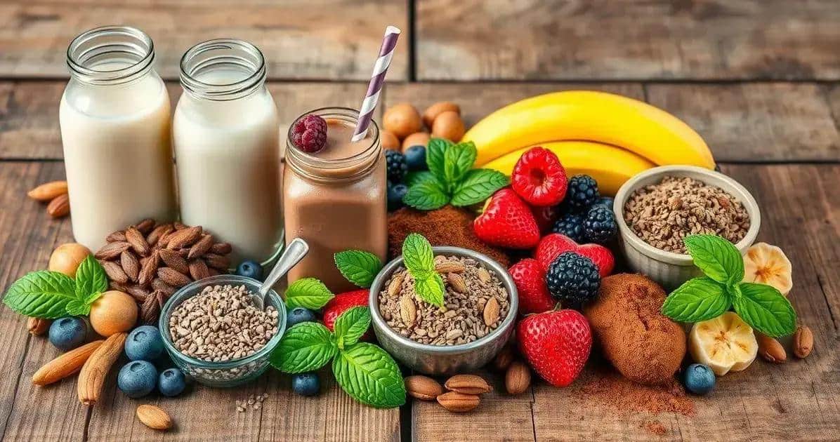 Alternativas Saudáveis para Ingredientes do Milkshake
