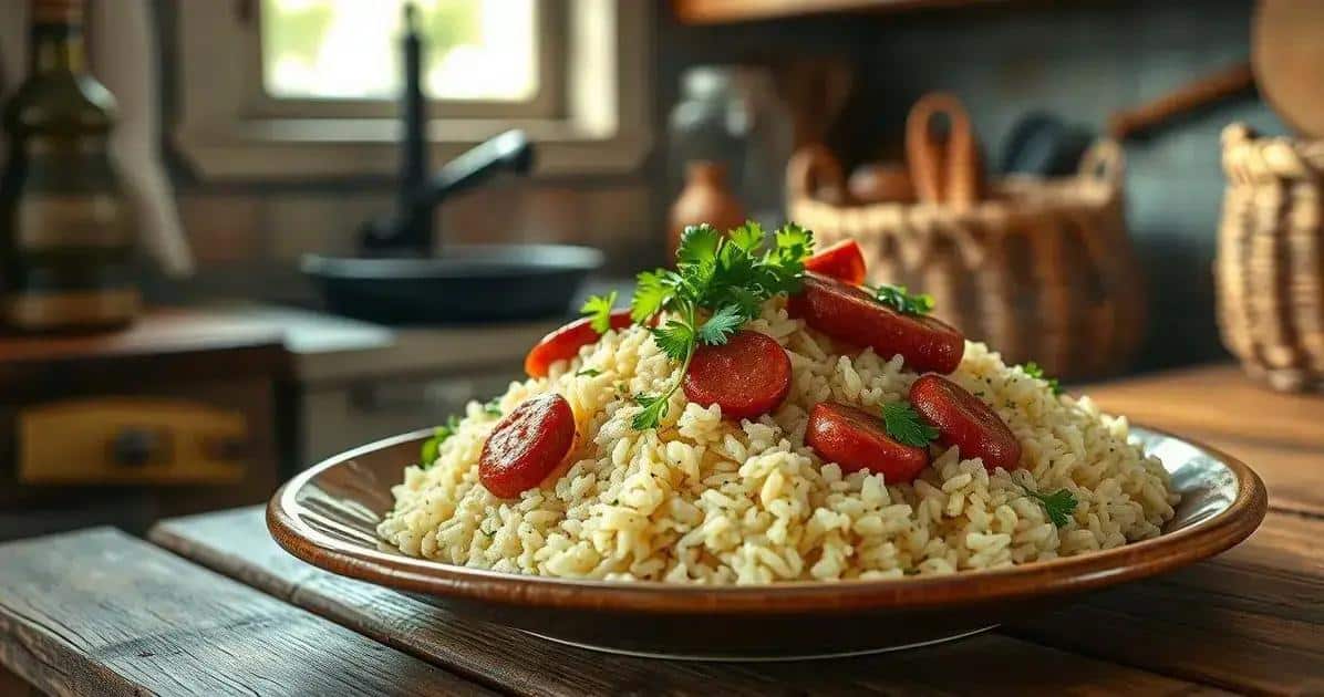 Arroz com Linguiça: Descubra o Segredo dessa Receita Irresistível e Saborosa!