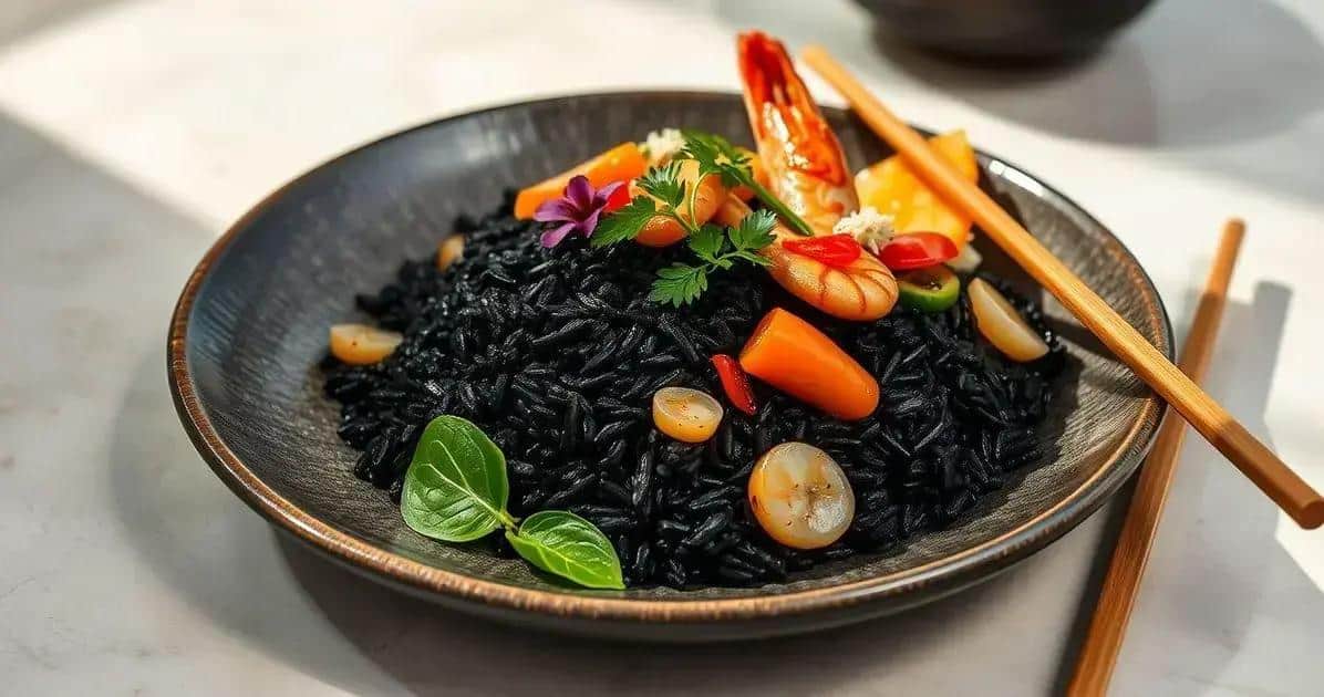 Arroz Negro: Sabor e Textura que Encantam Todo o Mundo
