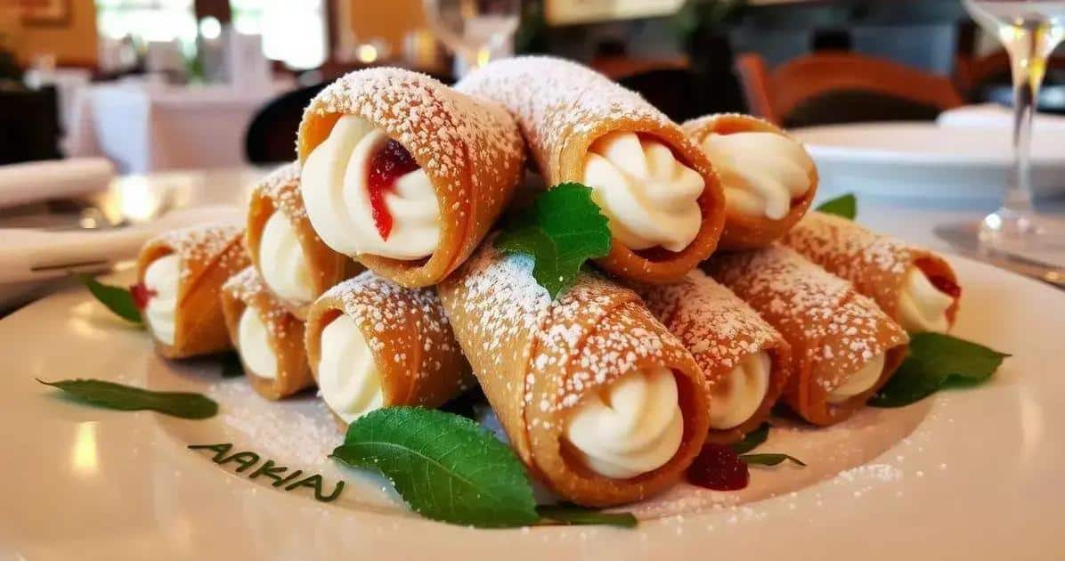 Cannoli Sicilianos: O Segredo da Deliciosa Sobremesa Italiana Revelado!