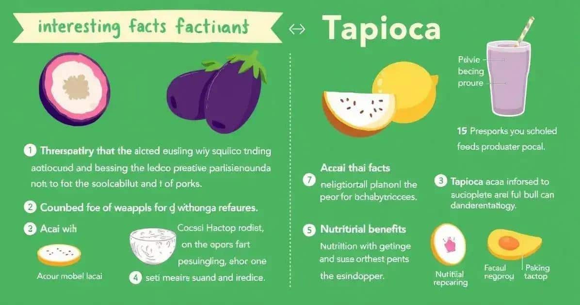 Curiosidades sobre Açaí e Tapioca