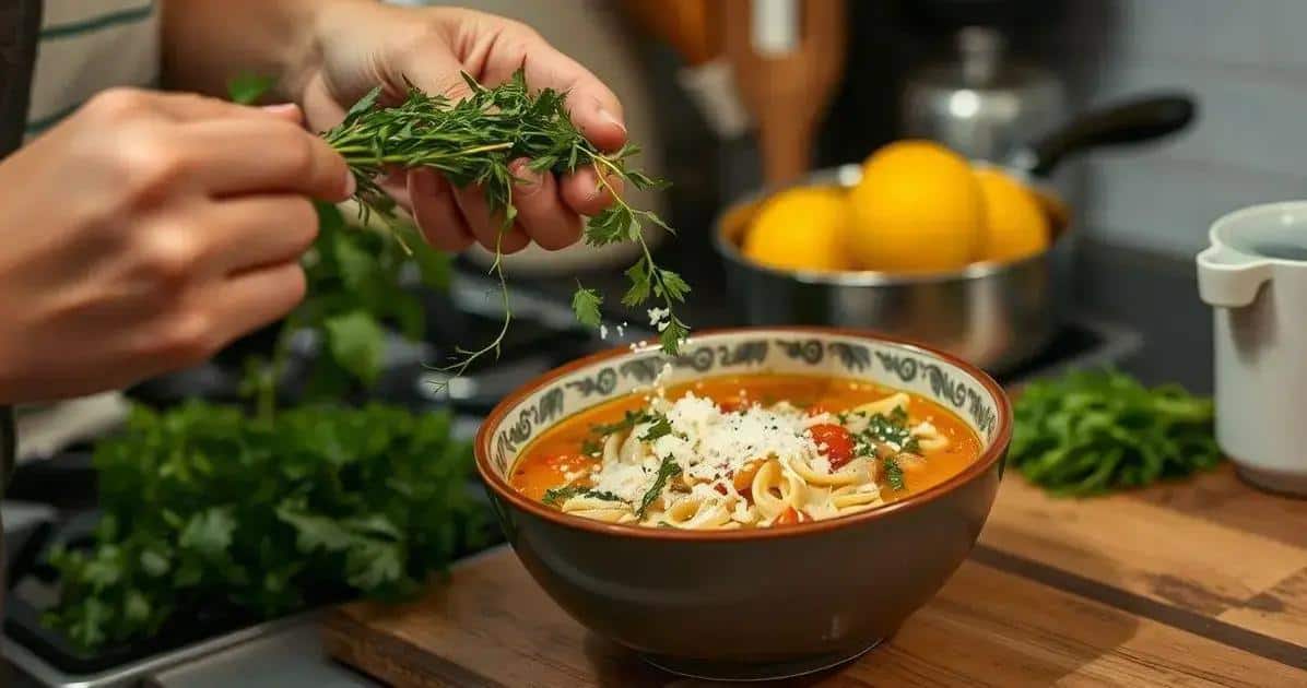Dicas Especiais para Sopa de Capeletti