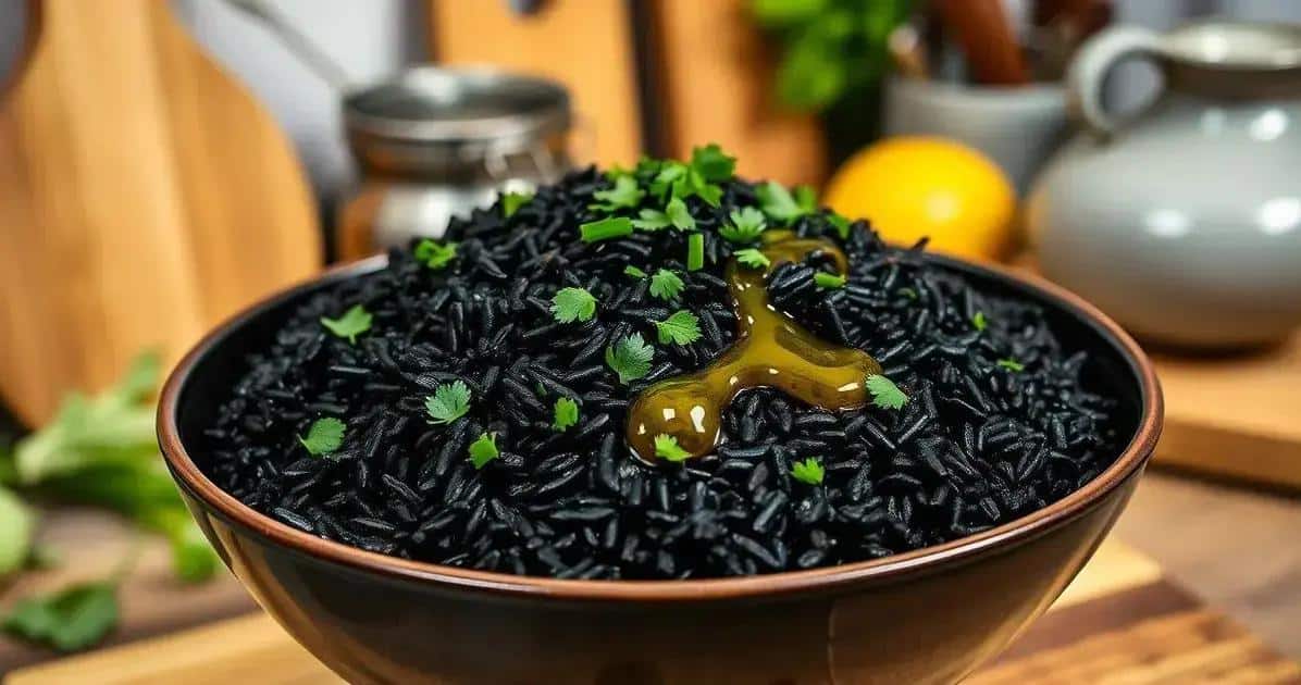 Dicas para um Arroz Negro Perfeito