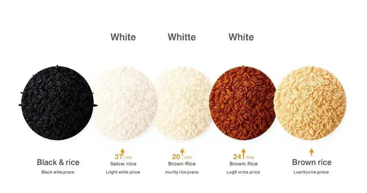 Diferenças entre Arroz Negro e Outros Tipos
