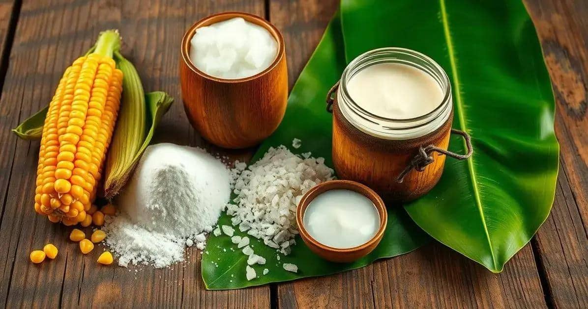 Ingredientes da Pamonha Amazônica