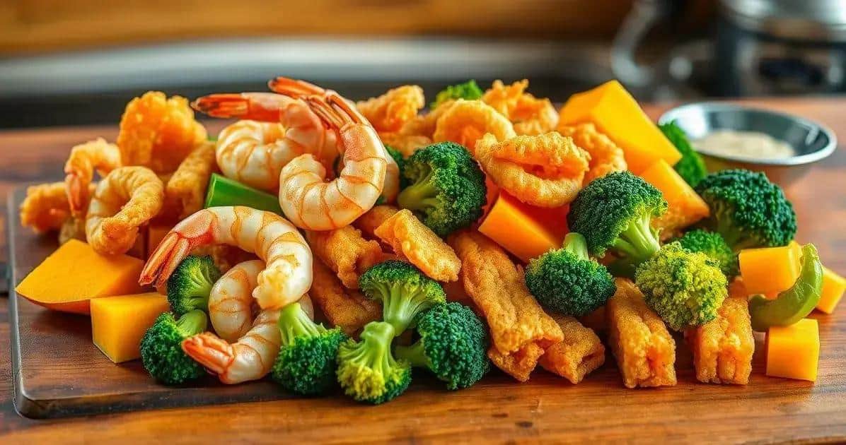 Ingredientes do Tempurá